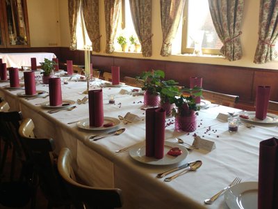 Saal Hochzeitsdeko